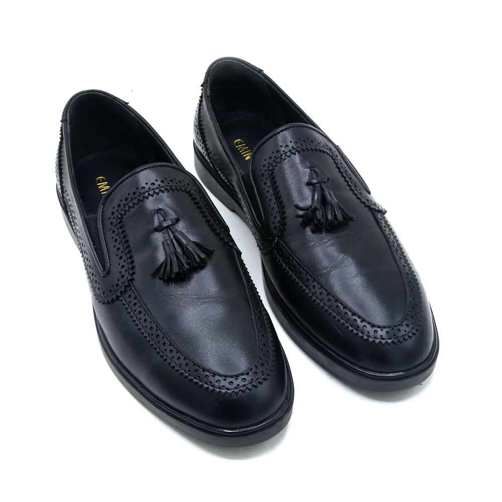 Eminent Casual Leather - Breathable Memory Insole Shoes - Black, Men's Casual Shoes, Eminent, Chase Value