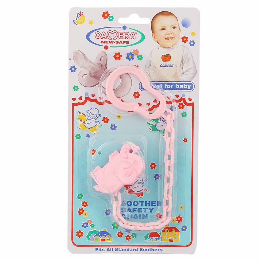 Camera Soother Safety Chain - Pink, Feeding Supplies, Chase Value, Chase Value