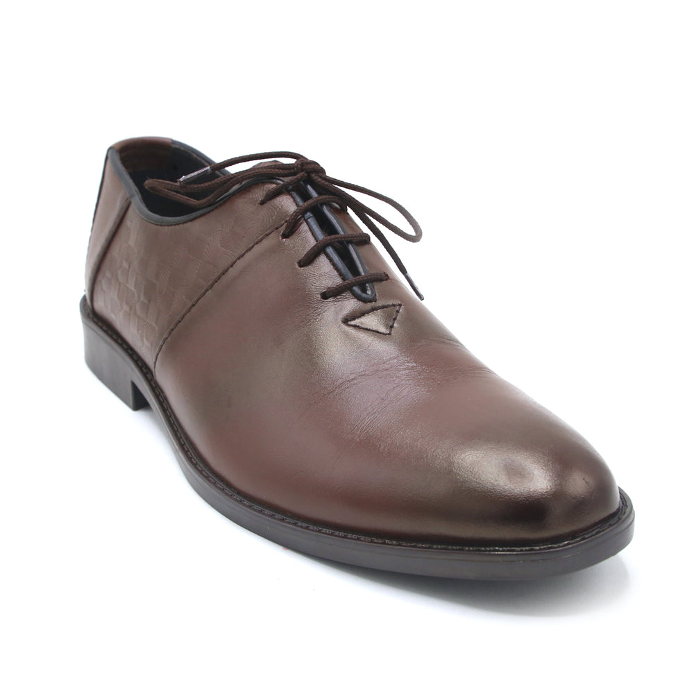 Eminent Classic Oxford-Style Dress Shoes - Brown, Men's Formal Shoes, Eminent, Chase Value