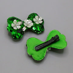 Girls Azadi Hair Pins - Green