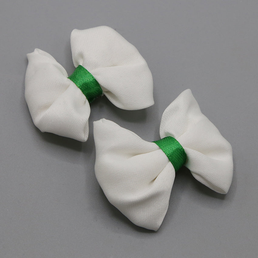 Girls Azadi Hair Clip 2 Pcs - White