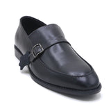 Eminent Comfortable Slip-On Leather Moccasins  - Black, Men's Formal Shoes, Eminent, Chase Value