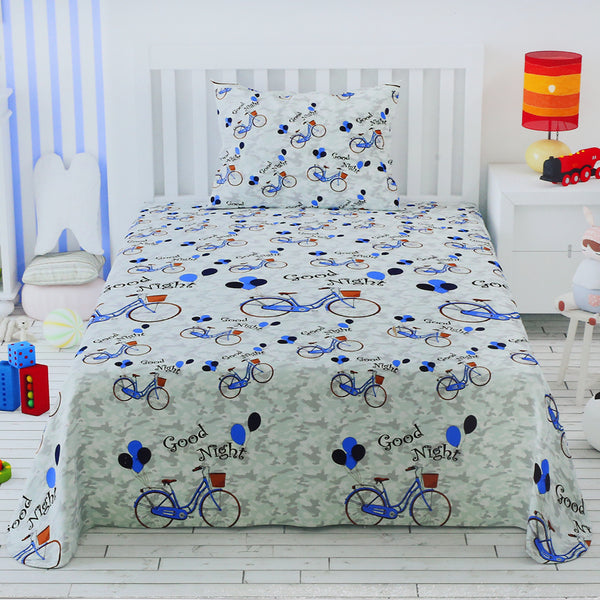 Kids Single Bed Sheet - DD6, Single Size Bed Sheet, Chase Value, Chase Value