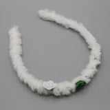 Girls Azadi Hair Band - White, Girls Hair Accessories, Chase Value, Chase Value