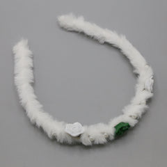 Girls Azadi Hair Band - White