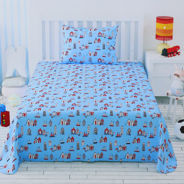 Kids Single Bed Sheet - DD9, Single Size Bed Sheet, Chase Value, Chase Value