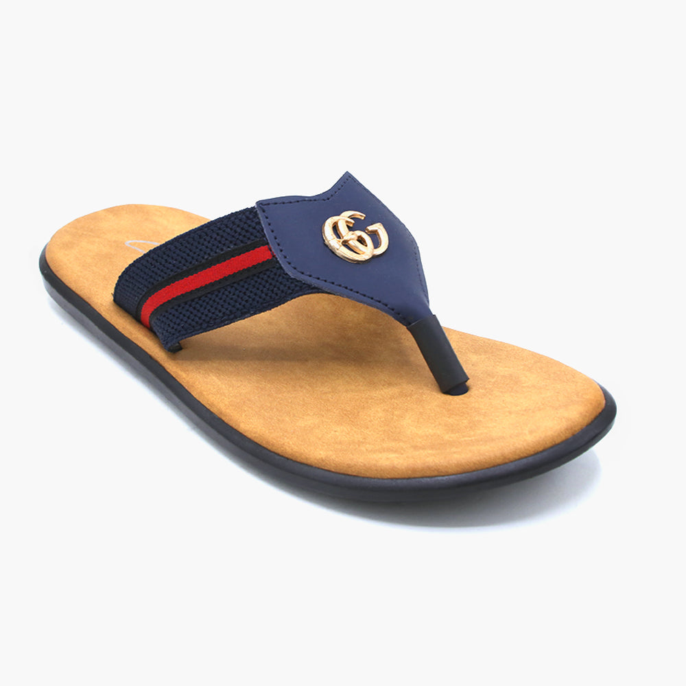 Men's Slipper - Blue, Men's Slippers, Chase Value, Chase Value