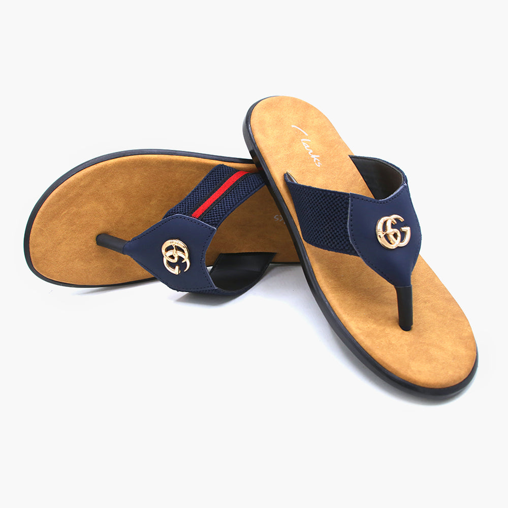 Men's Slipper - Blue, Men's Slippers, Chase Value, Chase Value