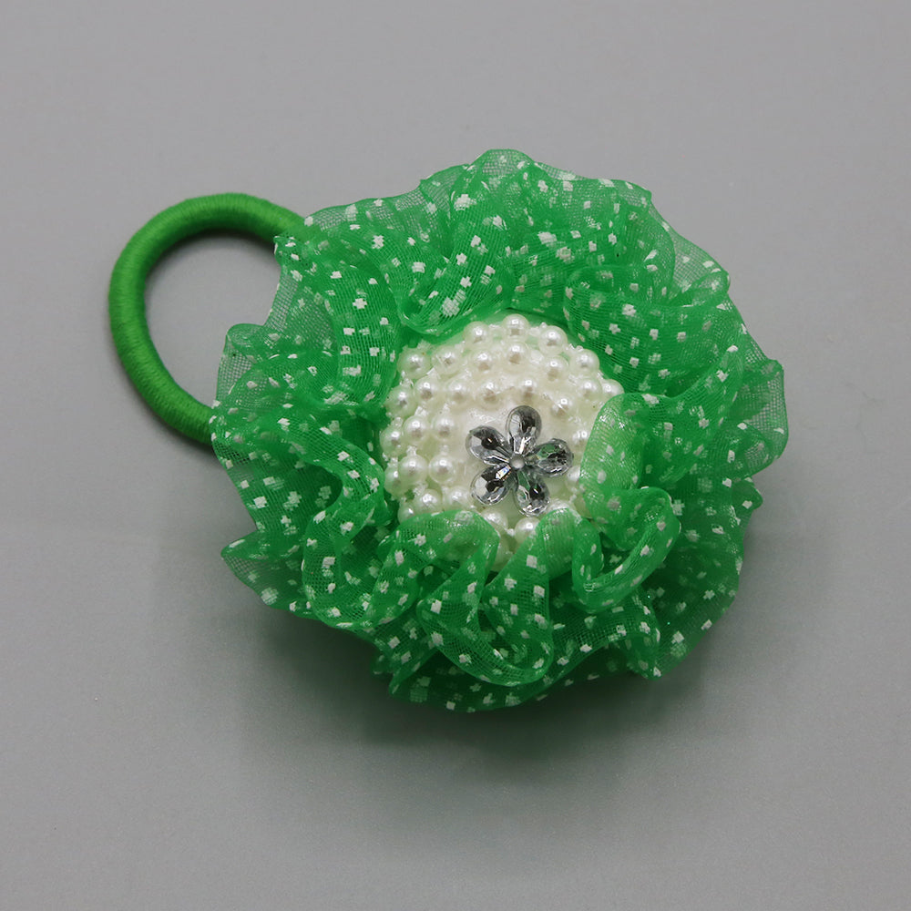 Girls Azadi Pony - Green, Girls Hair Accessories, Chase Value, Chase Value