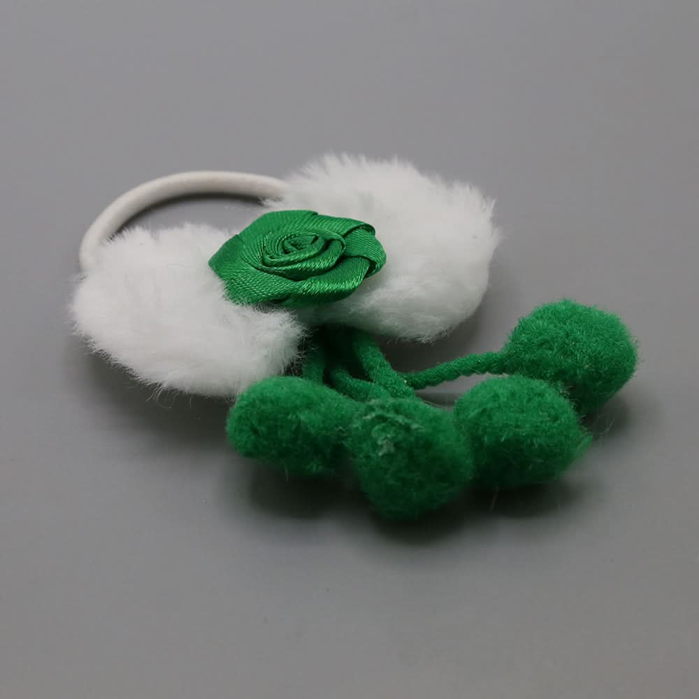 Girls Azadi Pony - Green, Girls Hair Accessories, Chase Value, Chase Value