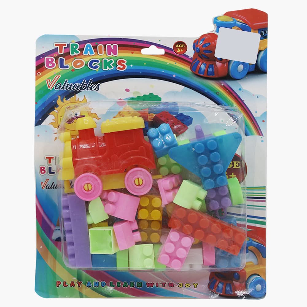 Valuables Train Block Set - Multi Color, Non-Remote Control, Chase Value, Chase Value