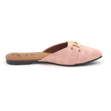 Women's Backless Pump - Peach, Women Backless Pumps, Chase Value, Chase Value