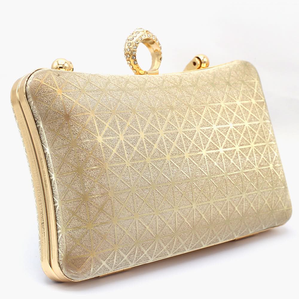 Bridal Clutch - Golden, Women Clutches, Chase Value, Chase Value