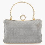 Bridal Clutch - Grey, Women Clutches, Chase Value, Chase Value