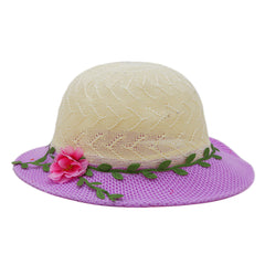 Girls Hat - Purple