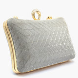 Bridal Clutch - Grey, Women Clutches, Chase Value, Chase Value