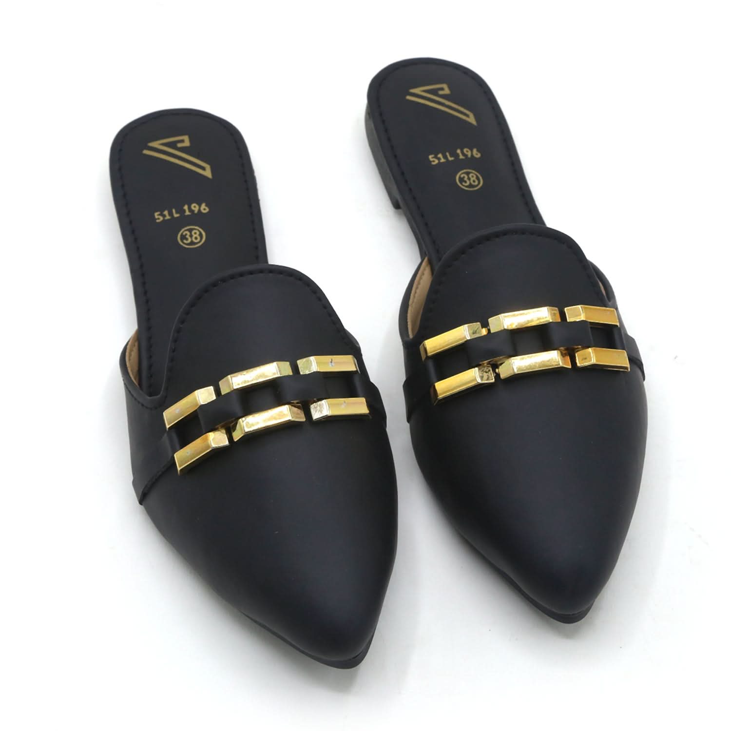 Valuable Women's Backless Pump - Black, Women Backless Pumps, Chase Value, Chase Value