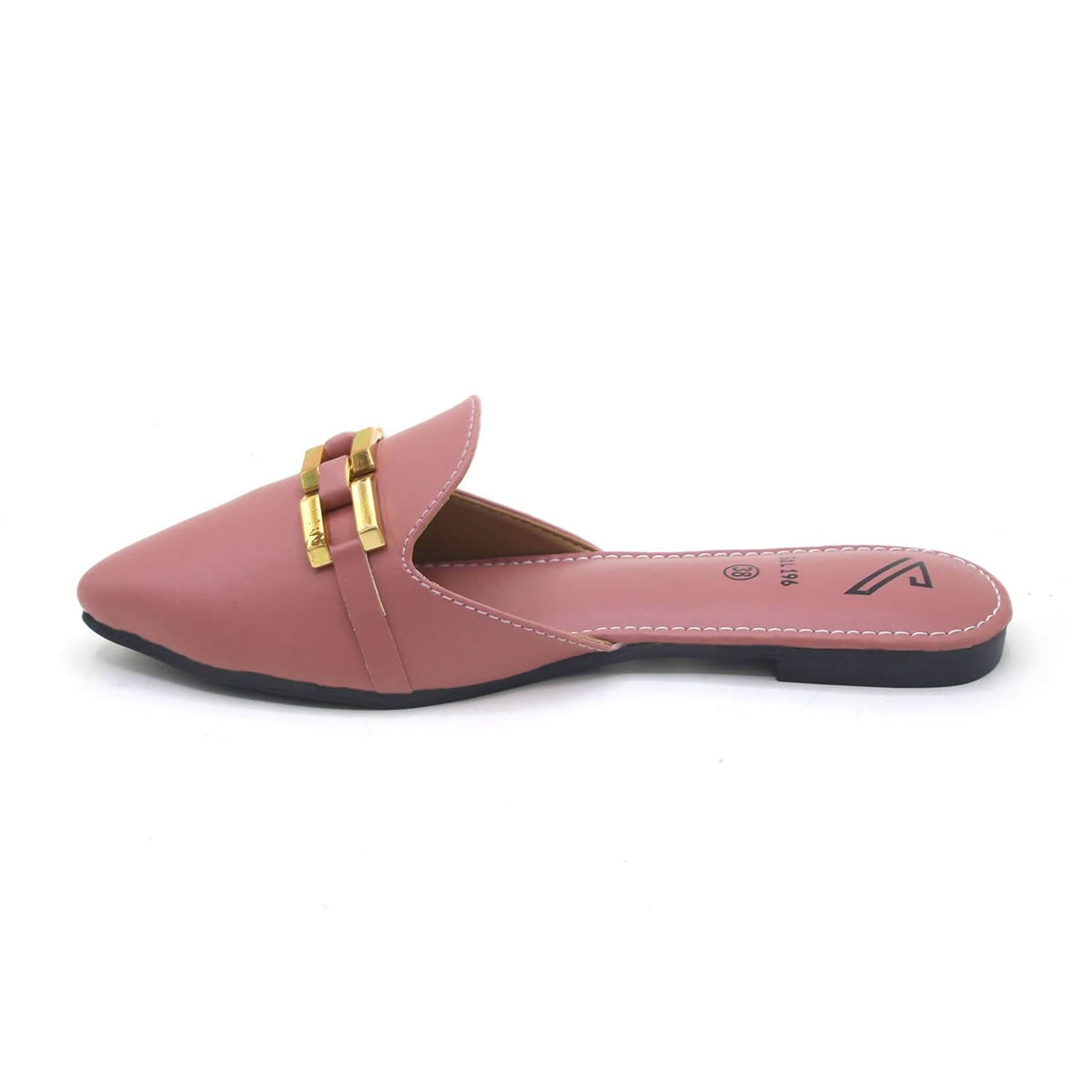 Valuable Women's Backless Pump - Peach, Women Backless Pumps, Chase Value, Chase Value