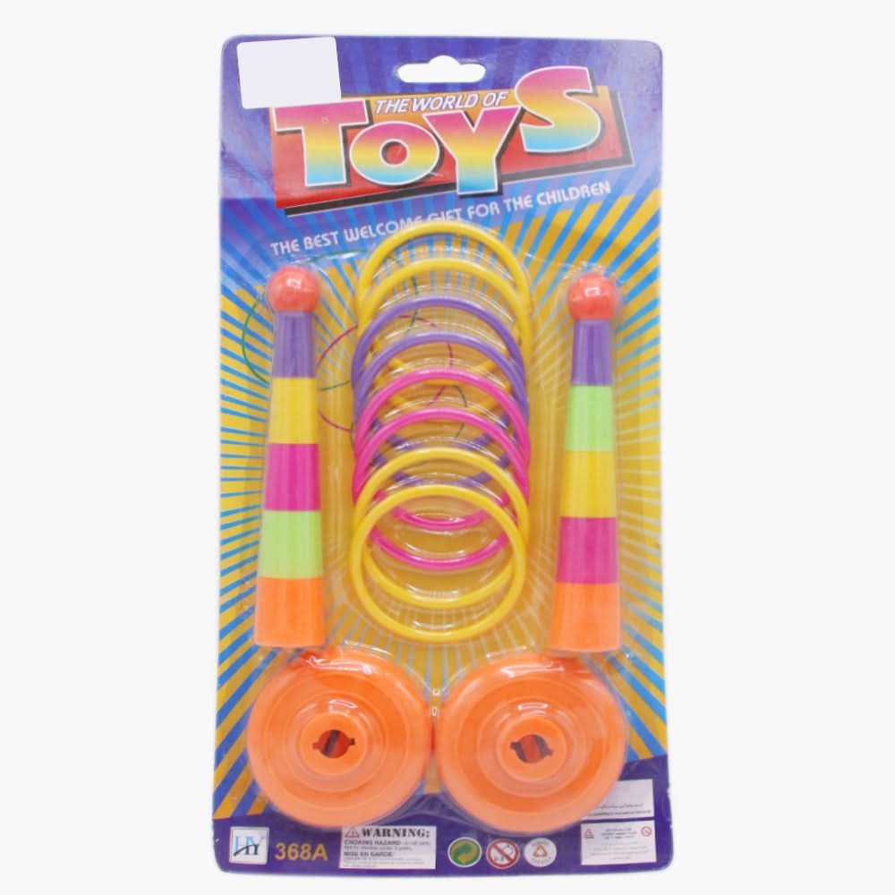 Kids Sports Colorful Rings Aim and Through Rings Game, Educational Toys, Chase Value, Chase Value