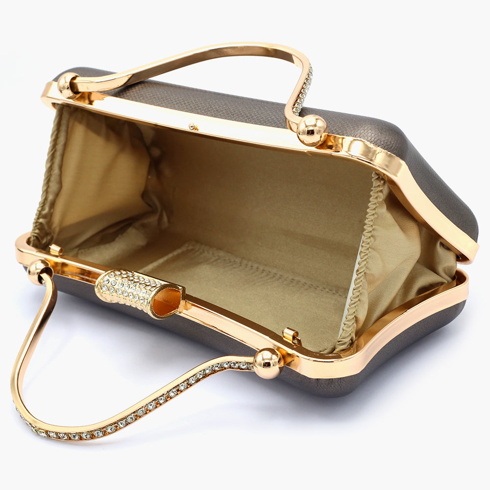 Bridal Clutch - Dark Brown, Women Clutches, Chase Value, Chase Value