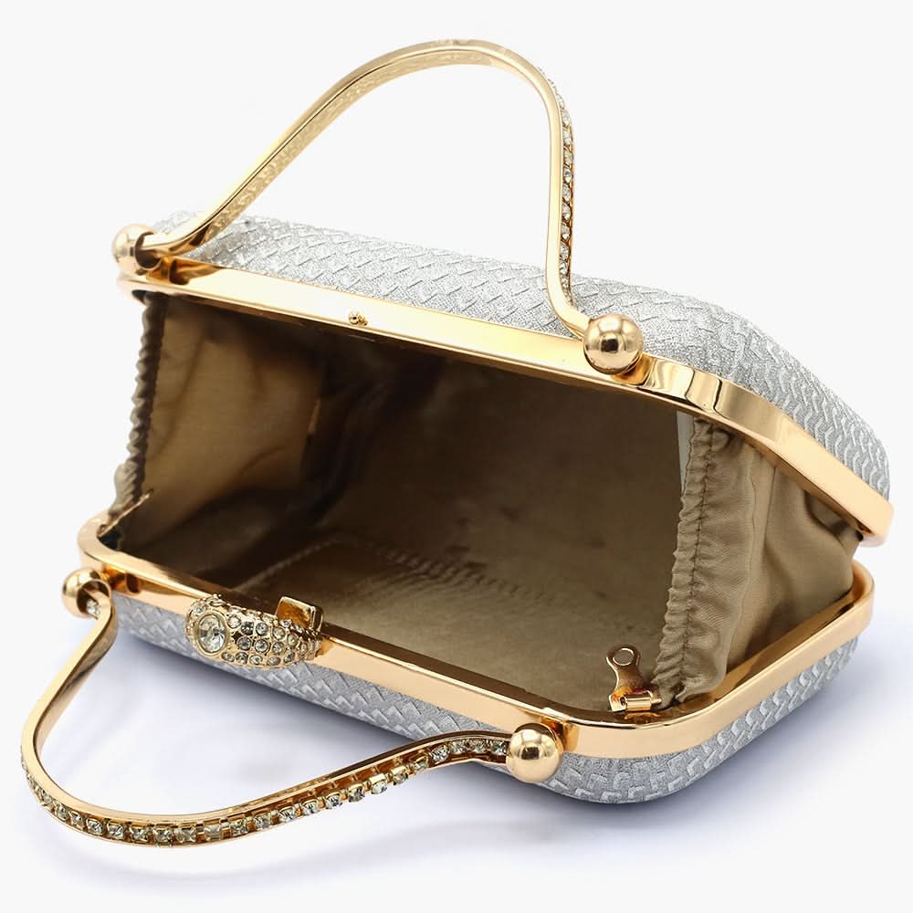 Bridal Clutch - Silver, Women Clutches, Chase Value, Chase Value
