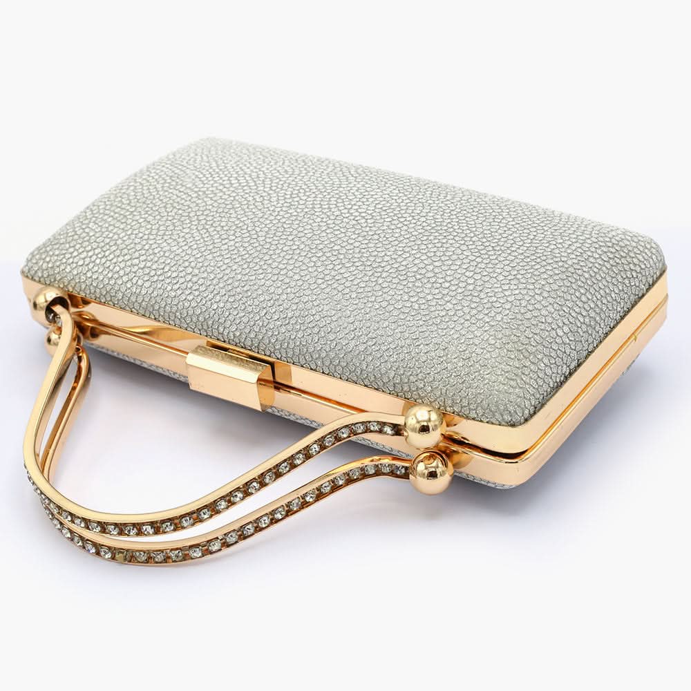 Bridal Clutch - Silver, Women Clutches, Chase Value, Chase Value