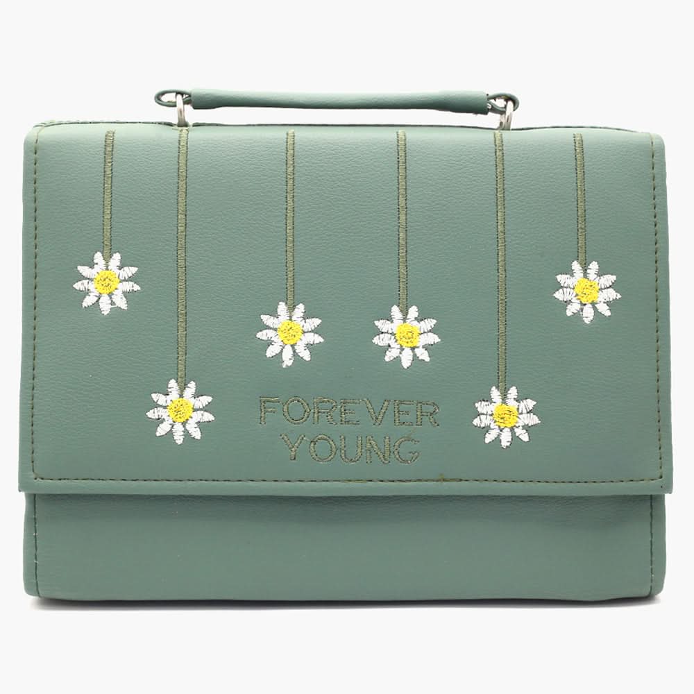 Women's Shoulder Bag - Green, Women Bags, Chase Value, Chase Value