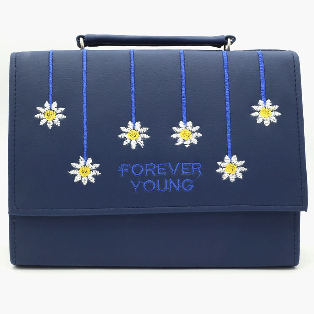 Women's Shoulder Bag - Dark Blue, Women Bags, Chase Value, Chase Value