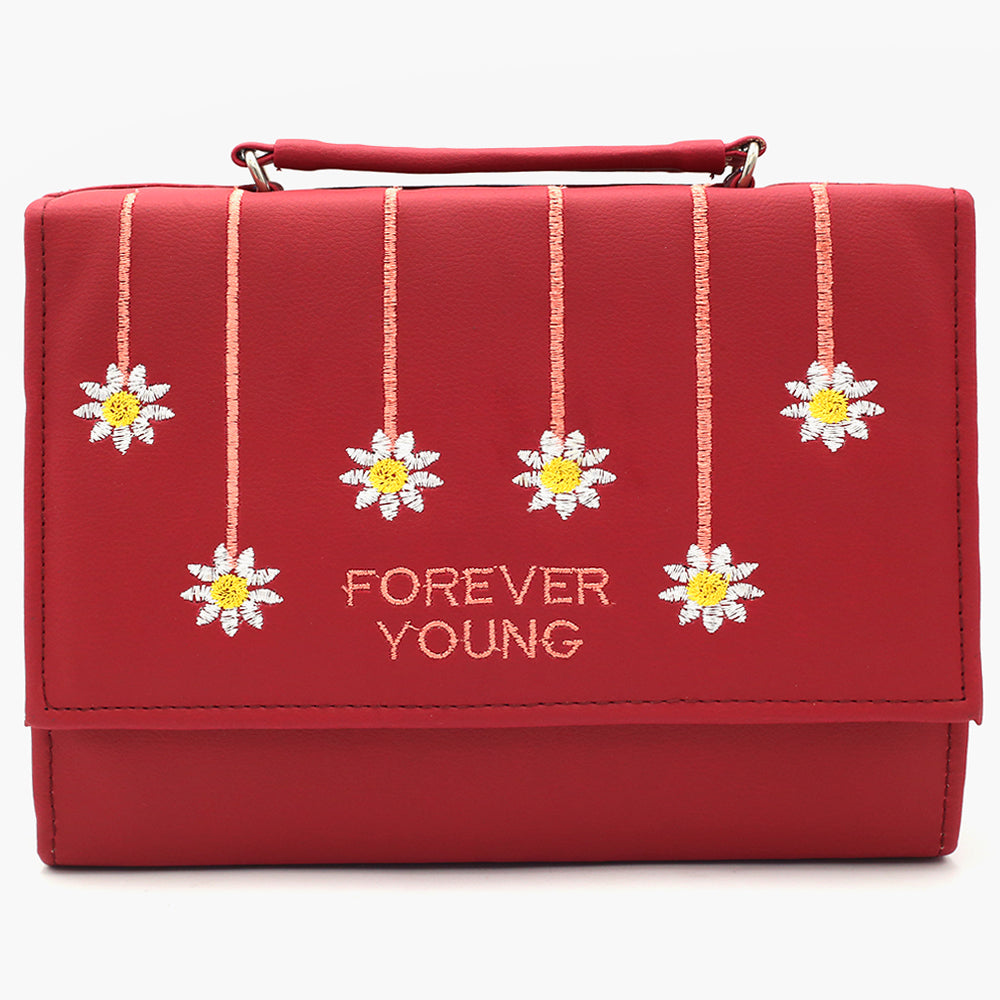 Women's Shoulder Bag - Red, Women Bags, Chase Value, Chase Value