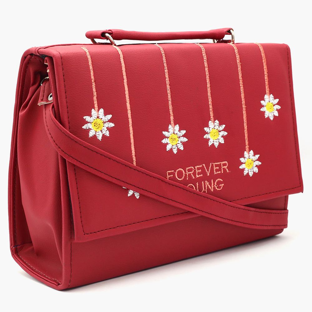 Women's Shoulder Bag - Red, Women Bags, Chase Value, Chase Value