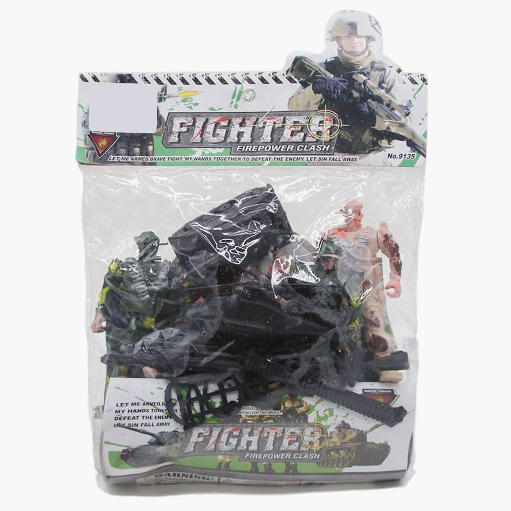 Army Set - Fighter Firepower Clash, Non-Remote Control, Chase Value, Chase Value