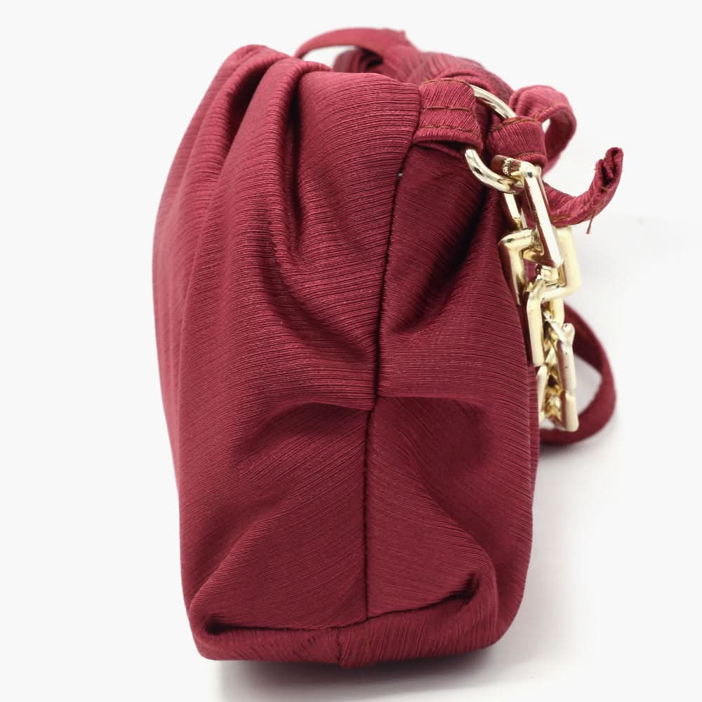 Women's Shoulder Bag - Maroon, Women Bags, Chase Value, Chase Value