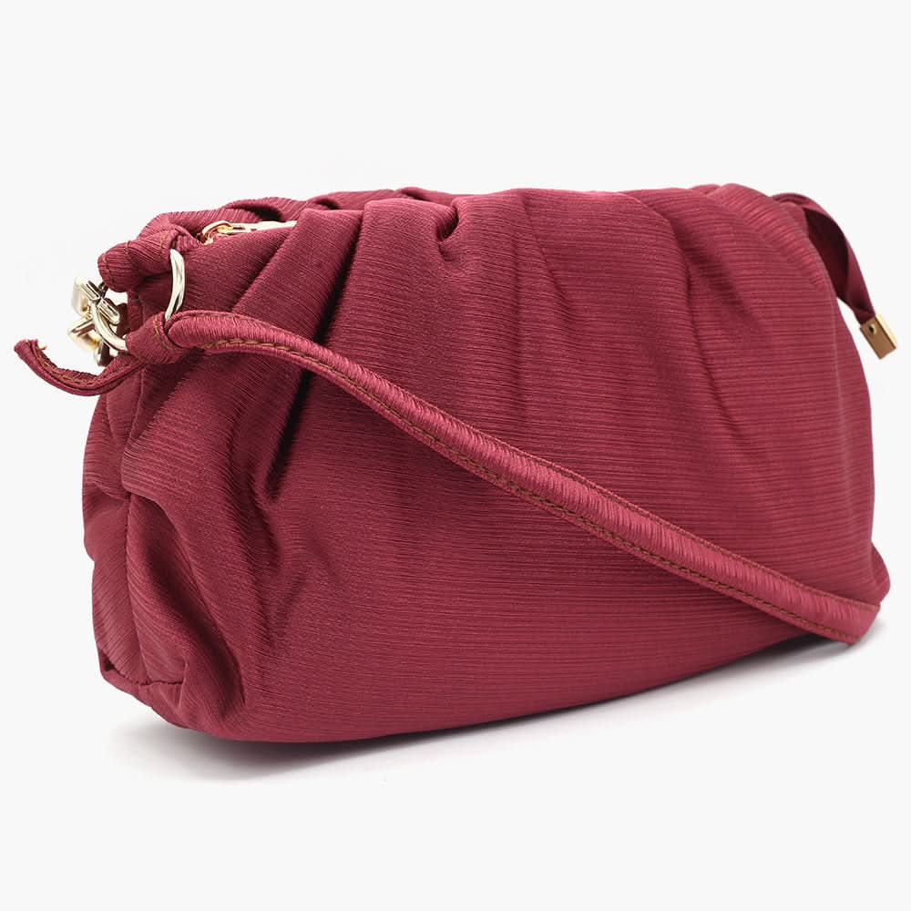 Women's Shoulder Bag - Maroon, Women Bags, Chase Value, Chase Value