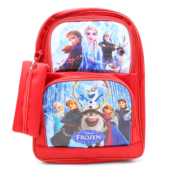 Kids School Bag - Red