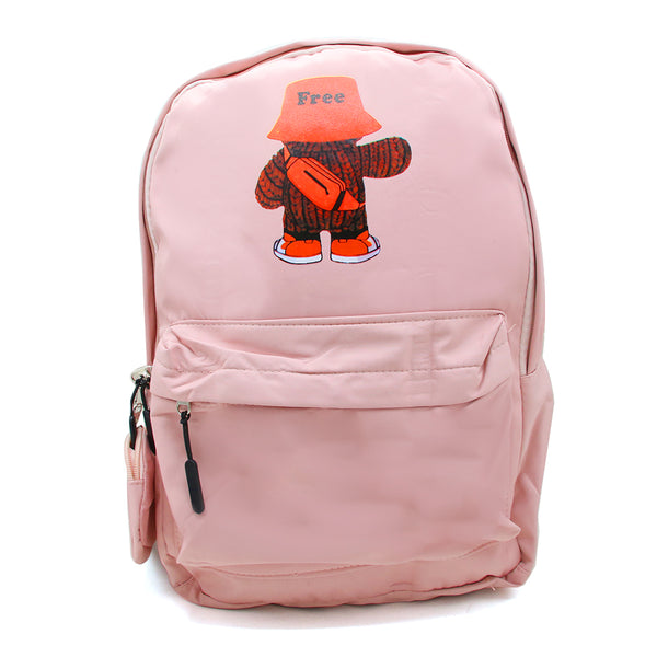 Kids School Bag - Tea Pink