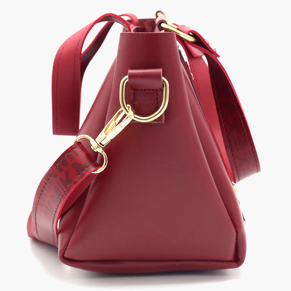 Women's Handbag - Maroon, Women Bags, Chase Value, Chase Value
