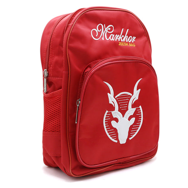 Kids School Bag - Red