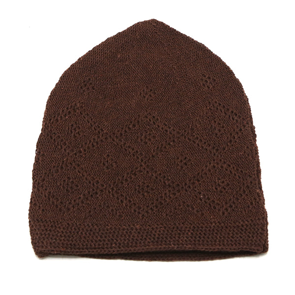 Prayer Topi - Dark Brown