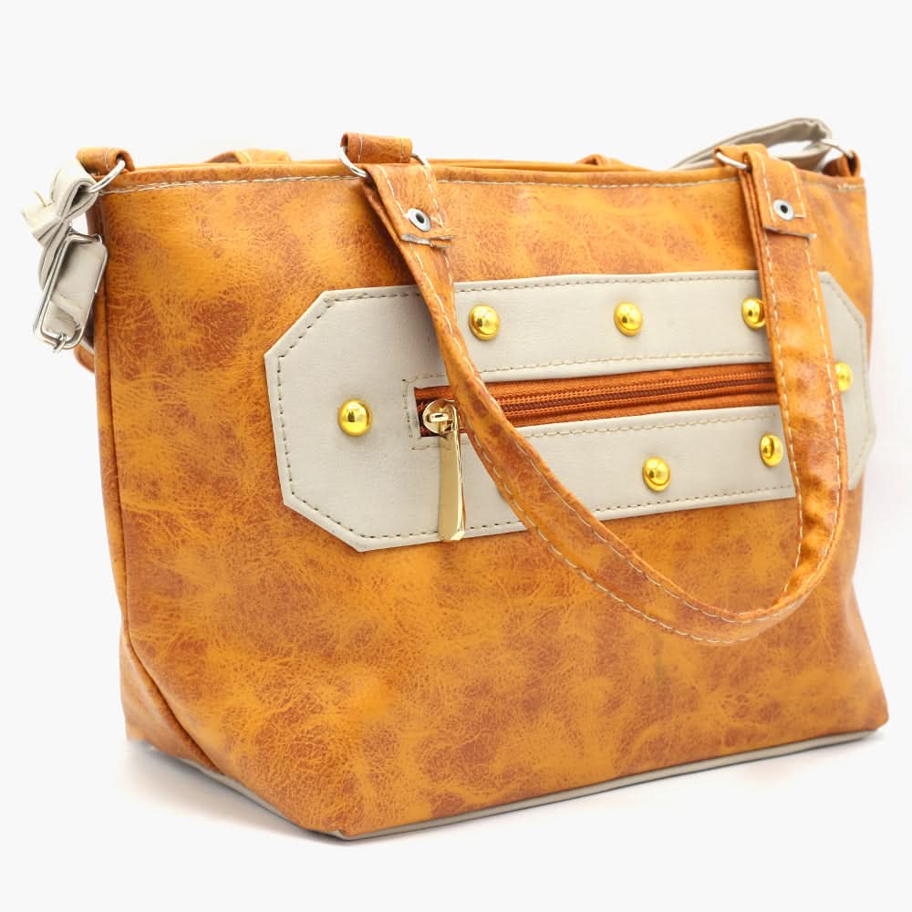 Women's Handbag - Mustard, Women Bags, Chase Value, Chase Value