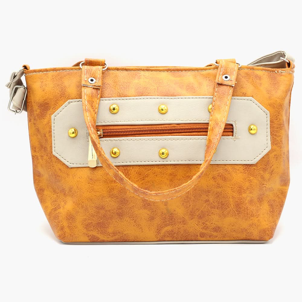 Women's Handbag - Mustard, Women Bags, Chase Value, Chase Value