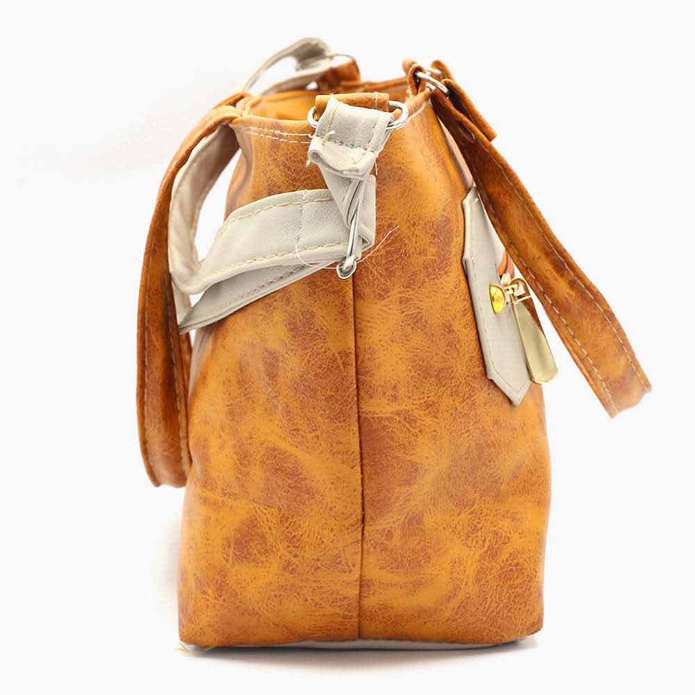 Women's Handbag - Mustard, Women Bags, Chase Value, Chase Value