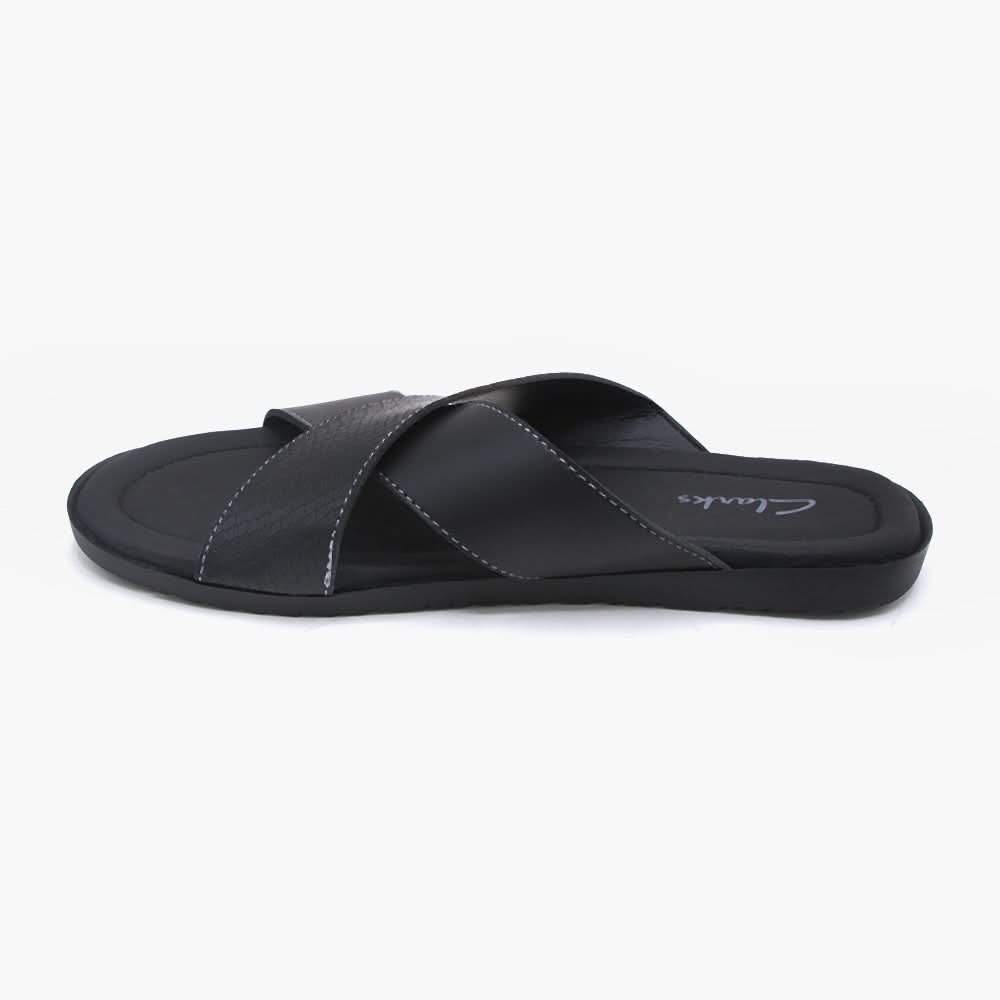 Men's Slipper - Black, Men's Slippers, Chase Value, Chase Value