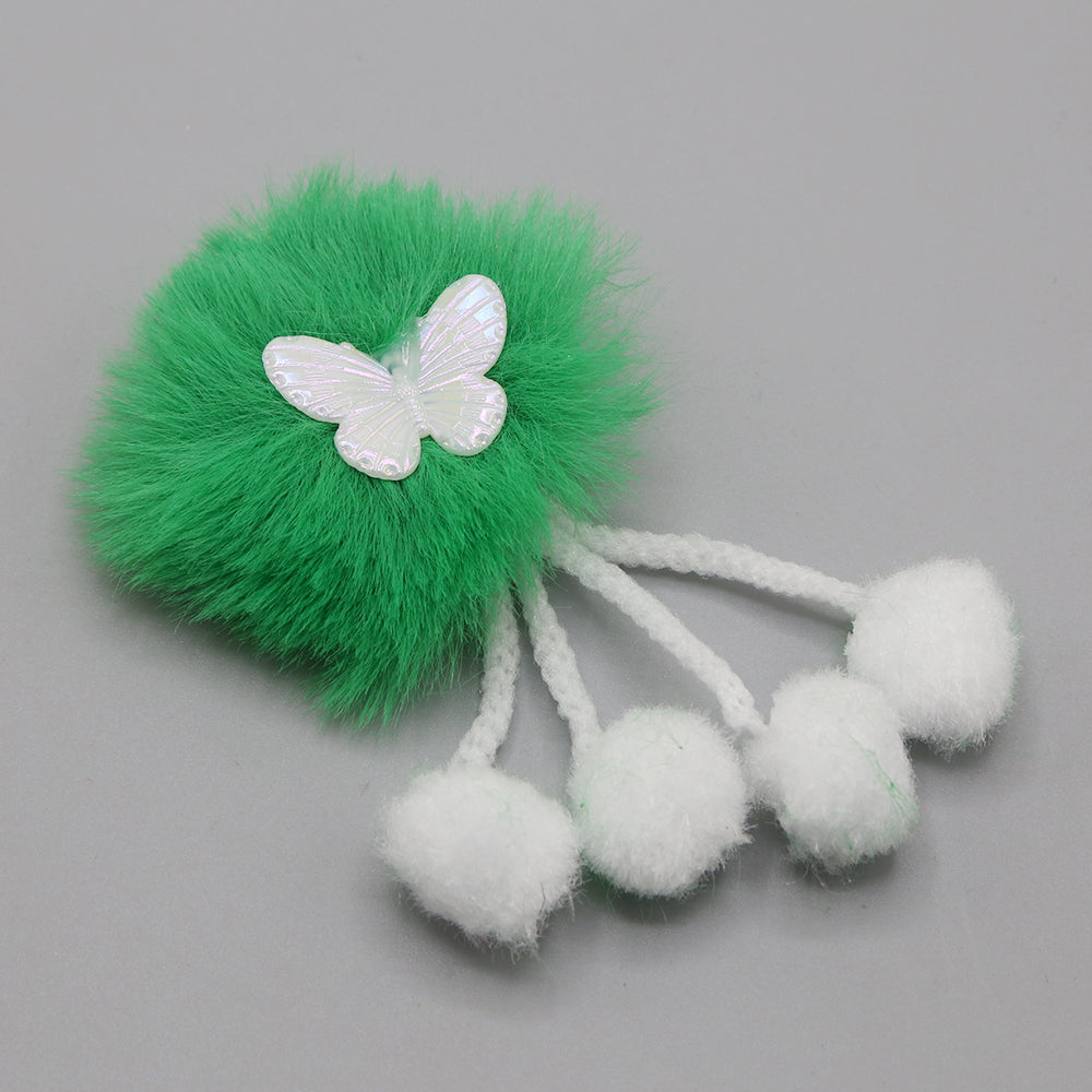 Independence Day Hair Pony - Green & White, Girls Hair Accessories, Chase Value, Chase Value