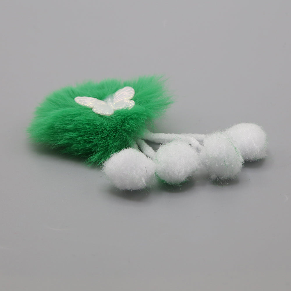 Independence Day Hair Pony - Green & White, Girls Hair Accessories, Chase Value, Chase Value