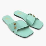 Women's Slipper - Green, Women Slippers, Chase Value, Chase Value