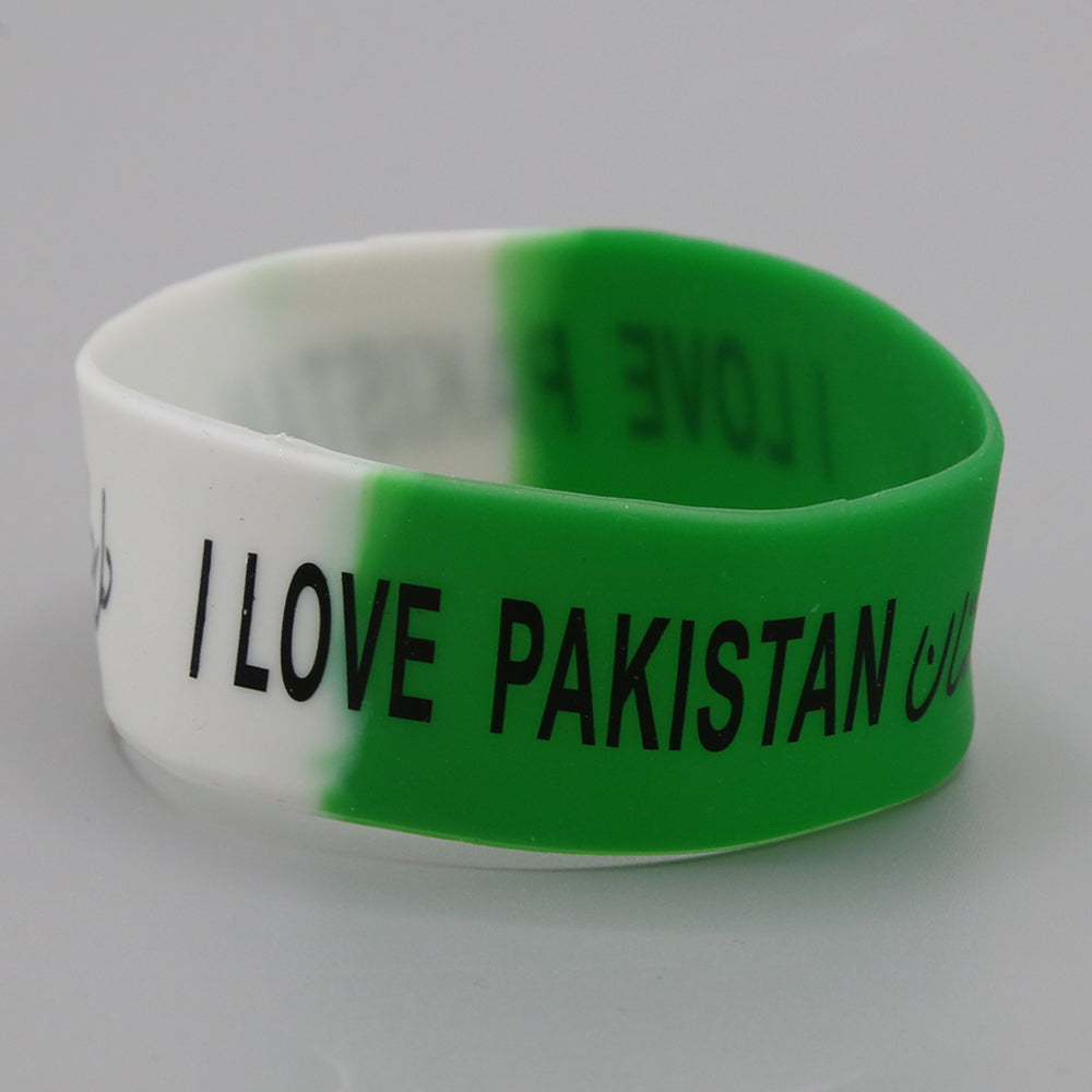 Independence Day Girls Hand Band - Green & White, Girls Bangles & Bracelet, Chase Value, Chase Value