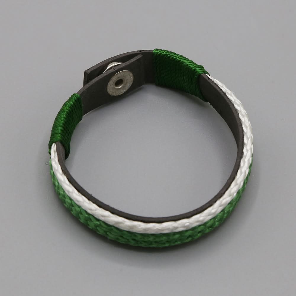 Independence Day Girls Hand Band - Green & White, Girls Bangles & Bracelet, Chase Value, Chase Value