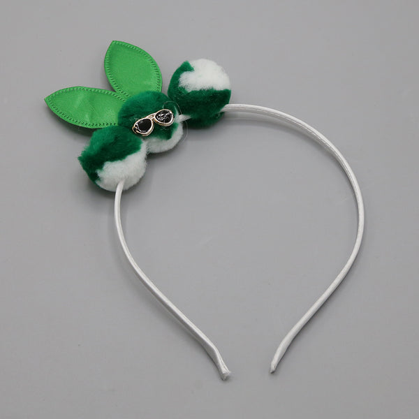 Independence Day Hair Band - Green & White