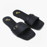 Women's Slipper - Black, Women Slippers, Chase Value, Chase Value