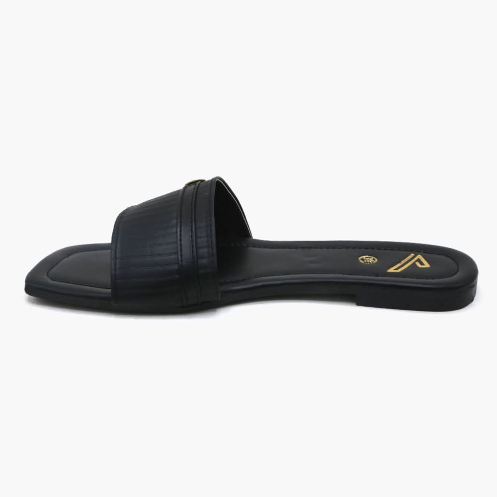 Women's Slipper - Black, Women Slippers, Chase Value, Chase Value